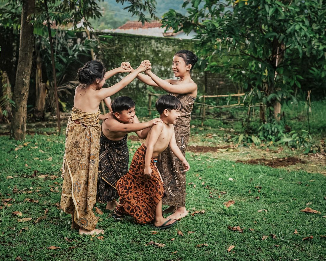 Satu Bali with the kids